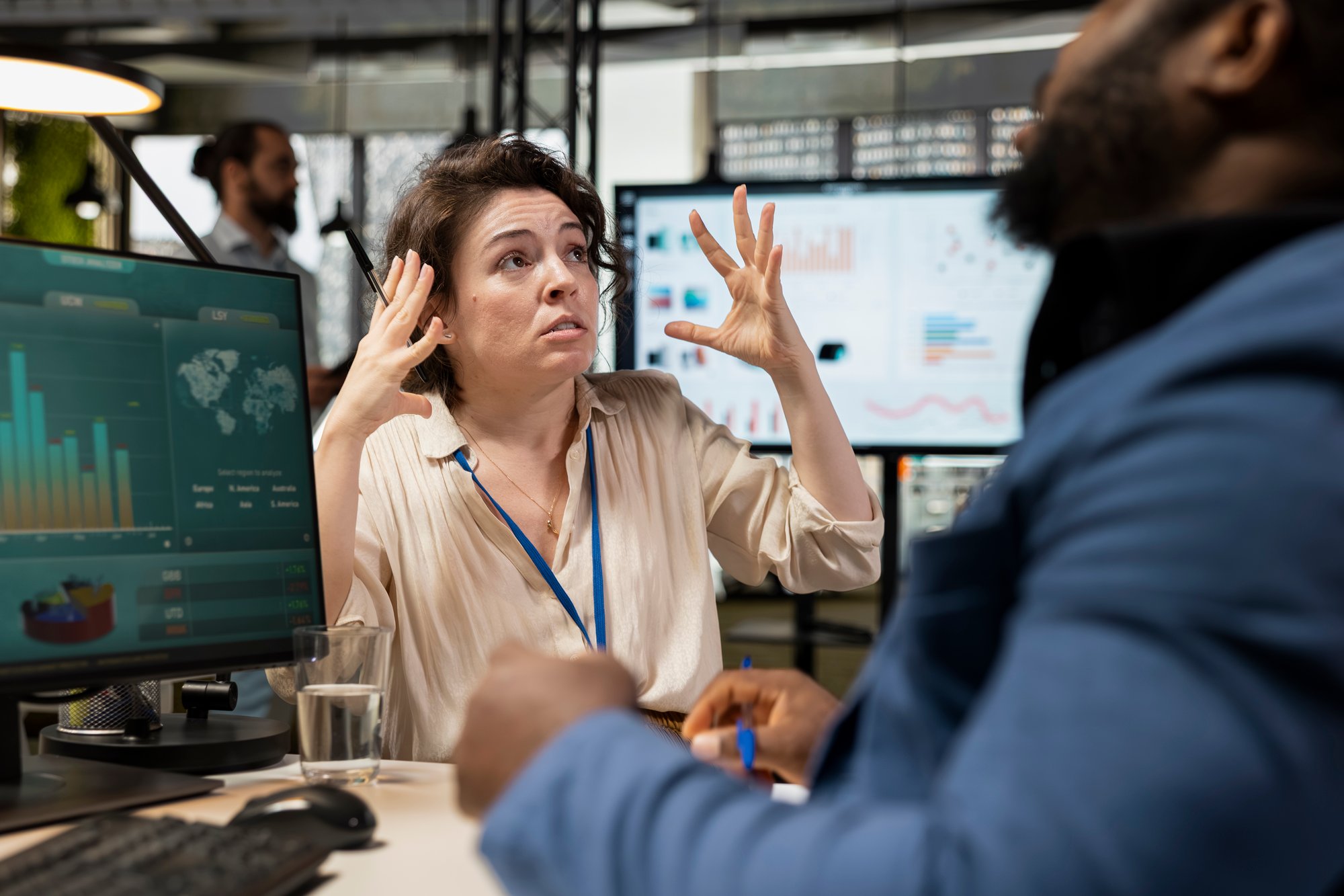 businesswoman-pressure-feeling-frustrated-with-her-coworker-being-disappointed-about-work businesswoman-pressure-feeling-frustrated-with-her-coworker-being-disappointed-about-work