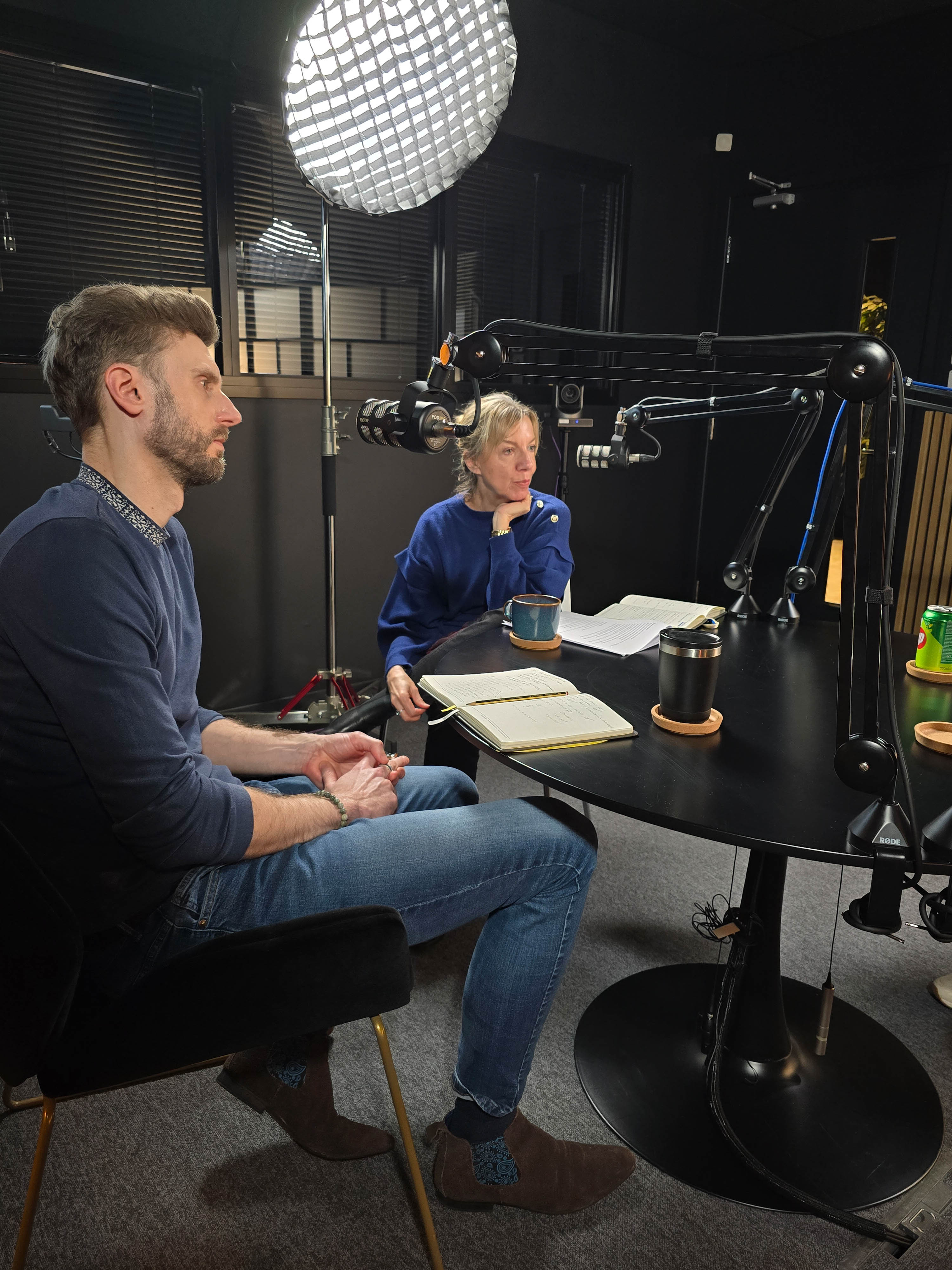 Podcasting studio, Media First